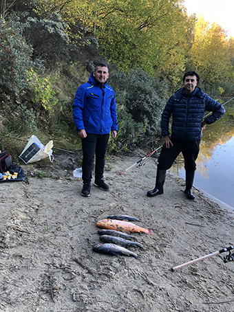 Solbjerggaard Ørredfiskeri 2020 fangst Admed og Byurhan