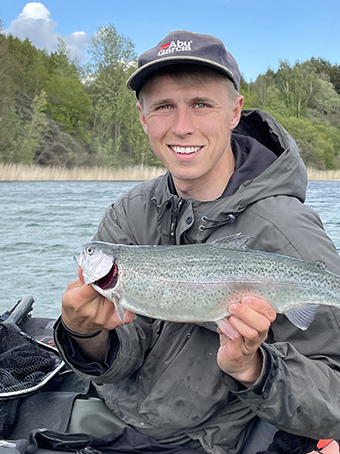 Solbjerggaard Ørredfiskeri 2022 fangst Andreas Sørensen